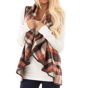 LAST ONE!!! Waterfall Vest with Pockets